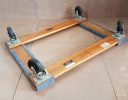 Jet WDC-3624 Wooden Dolly With Carpet Ends 36"x24" ID119981 Warehouse Equipment