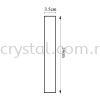 13# Plastik 3.5x24cm, Transparent, 100pcs+/-, SKU623023 Packaging Plastic Bag Tools & Packaging