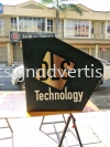 DLS Technology & Multi Acc Management 3D BOX UP LETTERING SIGNBOARD