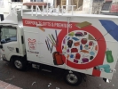 LORRY ADVERTISING - LG Sticker + Laminate - Full Warp Lorry Vehicle advertising 