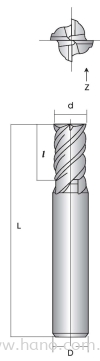 4Flute Endmill Hano Cutting Tools