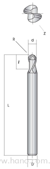 Ball Nose  Hano Cutting Tools