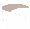 Q031H 4' Moon Shaped Table (H:76cm) Secondary School Table Table Series School Furniture