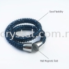 Skinny Bolster Bracelet, A1 Black Skinny Bolster Bracelet Bracelet  Jewerly