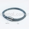 Skinny Bolster Bracelet, A7 Black Diamond Skinny Bolster Bracelet Bracelet Jewerly