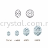 Crystal China, Donut 6mm, B1 Crystal Donut 06mm Beads