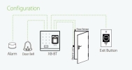 ZK Teco X8 ZK TECO Fingerprint Time Attendance And Door Access System