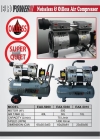 Eurox EAW-5030EX 30Liters Silent OilLess/free Air Compressor IDB0252 Europower & Eurox & Robintec  Air Compressor