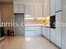 Aluminium kitchen cabinet - Sungai Buloh CLEAR WHITE 4G GLASS DOOR Aluminium kitchen cabinet