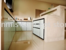 Aluminium kitchen cabinet - Hulu Langat MIXED COLOR 4G GLASS DOOR Aluminium kitchen cabinet