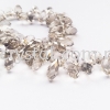 Crystal China, 13mm Teardrop, B76 Crystal Satin Teardrop 13mm  Beads