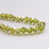 Crystal China, 4mm Bicone, B66 Olivine AB Bicone 04mm Beads