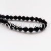 Crystal China, 4mm Bicone, B2 Jet Bicone 04mm Beads