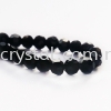 Crystal China, 4mm Round, B2 Jet Round 04mm Beads