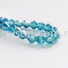 Crystal China, 4mm Bicone, B53 Aquamarine AB Bicone 04mm Beads