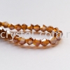 Crystal China, 4mm Bicone, B64 Smoked Topaz AB Bicone 04mm Beads