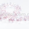 Crystal China, 13mm Teardrop, B49 Light Rose AB Teardrop 13mm  Beads