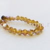 Crystal China, 4mm Bicone, B63 Topaz AB Bicone 04mm Beads
