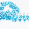 Crystal China, 13mm Teardrop, B53 Aquamarine AB Teardrop 13mm  Beads