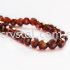 Crystal China, 4mm Round, B64 Smoked Topaz AB Round 04mm Beads