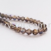 Crystal China, 4mm Bicone, B67 Black Diamond AB Bicone 04mm Beads