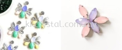 Chunky Beads, Teardrop, 5x8mm, Crystal, 50pcs/pack Chunky Beads - A1 Acrylic Colour Sew On