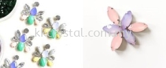 Chunky Beads, Navette, 9x20mm, Crystal AB, 20pcs/pack Chunky Beads - A1 Acrylic Colour Sew On