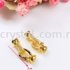 Clasp, Code 0283023, Gold Plated, 2pcs/pkt Clasp  Jewelry Findings, White Gold Plating