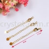 Clasp, Code 0283902, Gold Plated, 5pcs/pkt Clasp  Jewelry Findings, White Gold Plating