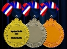 IRM017 METAL HANGING MEDAL Metal Medals Medals Award Trophy, Medal & Plaque