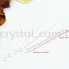 Shawl Pin, 08*43mm, Silver Platting, 843020, 100pcs/pkt Pin Brooch, Pin, Shawl Pin  Jewelry Findings