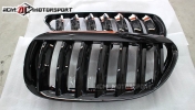 BMW E63 Front Grille All Black 6 Series E63  BMW