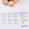 Pendant Clips, 6#, Plated, 30pcs/pack Pendant Clips   Jewelry Findings