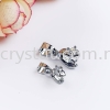 Pendant Clips with Diamond, Large, Plated, 006016, 10pcs/pack Pendant Clips   Jewelry Findings