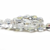 Crystal China, Teardrop 10mm, B68 Crystal AB Teardrop 10mm Beads