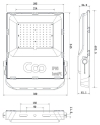 lumiFL16000 125W LED Floodlight FLOODLIGHTS COOLED