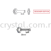 SW 6919 Key Pendant, 30mm, Crystal Blue Shade (001 BLSH), 1pcs/pack 6919 Key Pendant Pendants  SW Crystal Collections 