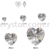 SW 6228 Heart Pendant, 10.3x10mm, Crystal Aurore Boreale (001 AB), 4pcs/pack 6228 HEART PENDANT, 10.3x10MM Pendants  SW Crystal Collections 