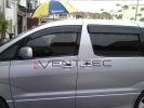 TOYOTA ALPHARD 2002 - 2008 = VENTTEC DOOR VISOR TOYOTA VENTTEC