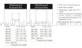 PVC Weatherproof Enclosure Box IP56 FIGHTER Weatherproof PVC Enclosure Box Box