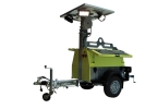 Verdegro Hybrid Light Tower Trailer Work Area Lighting Sustainable Solar Lighting