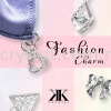 Fashion Charm, Code 39#, 10pcs/pack Scarf Charm