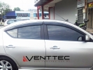 NISSAN ALMERA (3 = 75MM) venttec door visor Almera Nissan