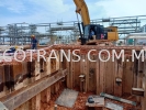  Temporary Sheet Piles Cofferdam for Pump Foundation Sheet Piling  Project Completed