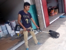 Mechanical Broom with Engine Road Sweeper Floor Cleaning / Maintenance