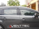 PEUGEOT 5008 VENTTEC DOOR VISOR 5008 Peugeot