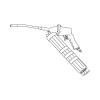 MK-EQP-0533 ANGLE-FREE ROTATING AIR GREASE GUN Pneumatic Tools