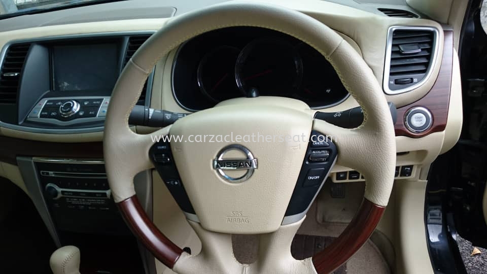 Nissan Teana Steering Replace Leather Steering Wheel 