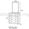 Dressing Table DTMG 9808 (WHA) Dressing Table