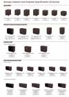 Q Series Medium High Cabinet Wooden Cabinet & Mobile Pedestal